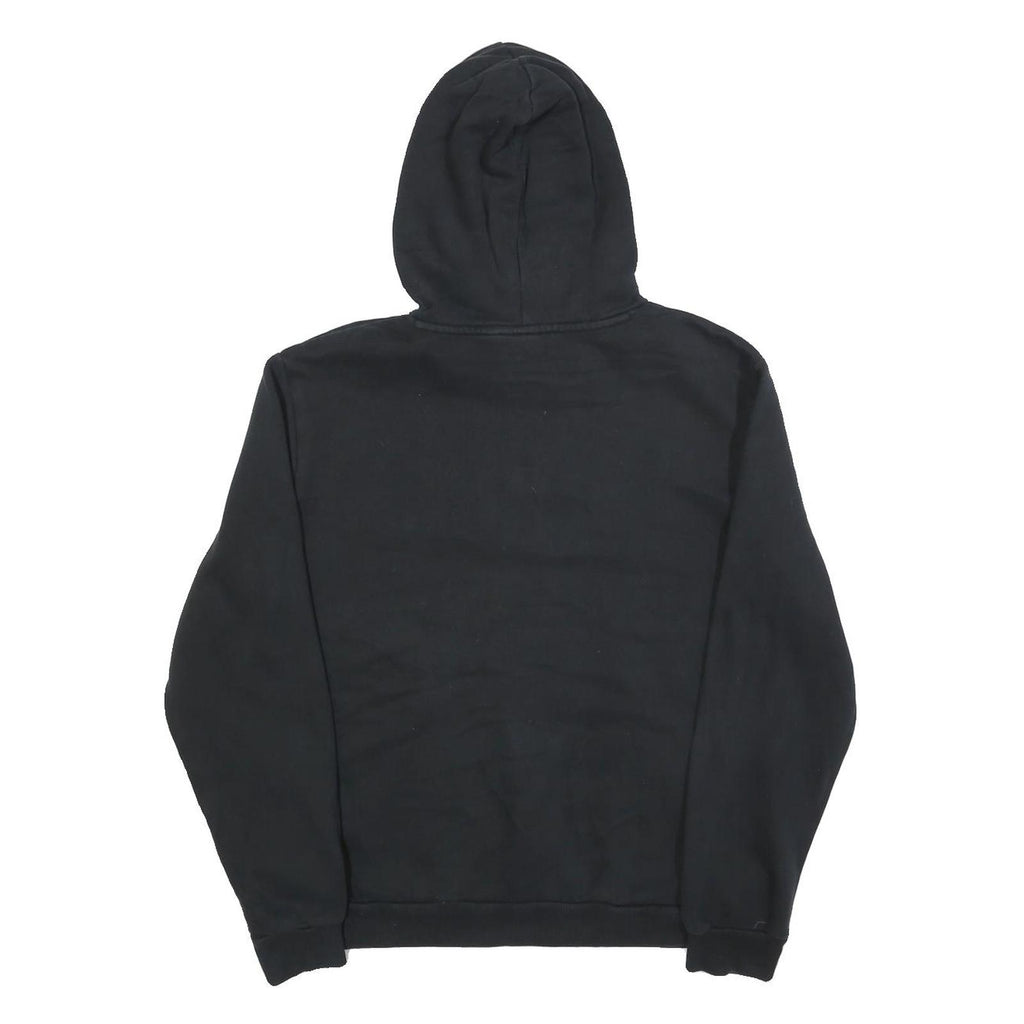 PUMA Mens Black Hoodie M Cotton Blend Pullover Classic Logo Design