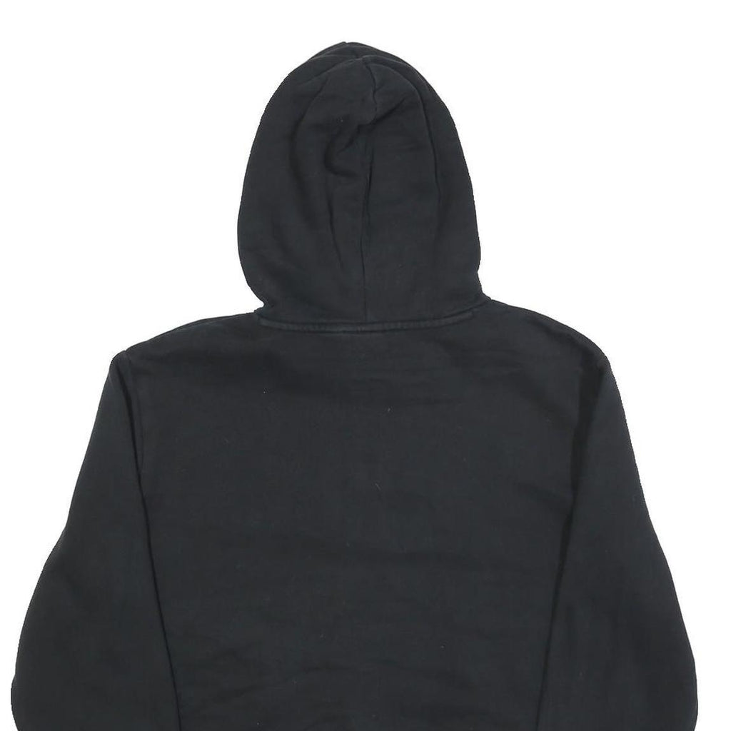 PUMA Mens Black Hoodie M Cotton Blend Pullover Classic Logo Design