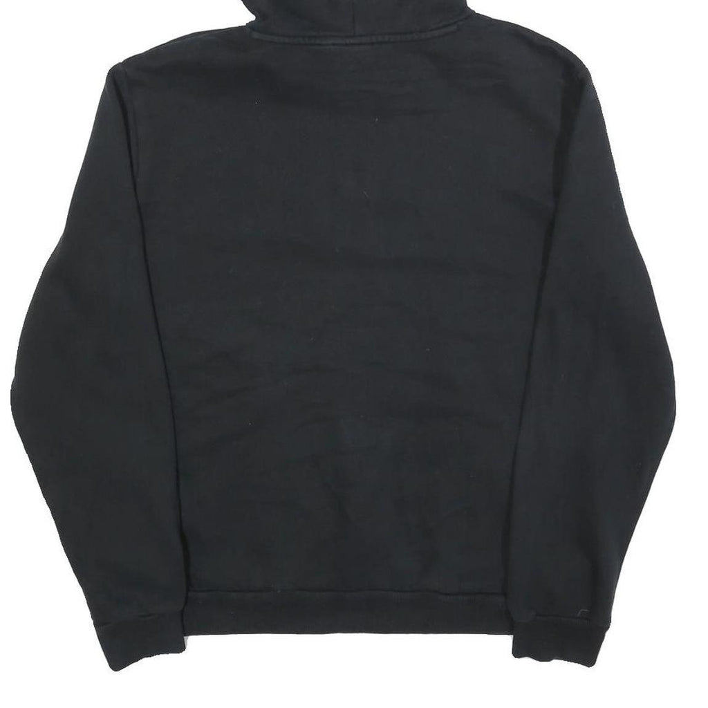 PUMA Mens Black Hoodie M Cotton Blend Pullover Classic Logo Design