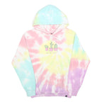 JAC VANEK Womens Pastel Tie Dye Hoodie S Cotton Blend Cute Cactus Print