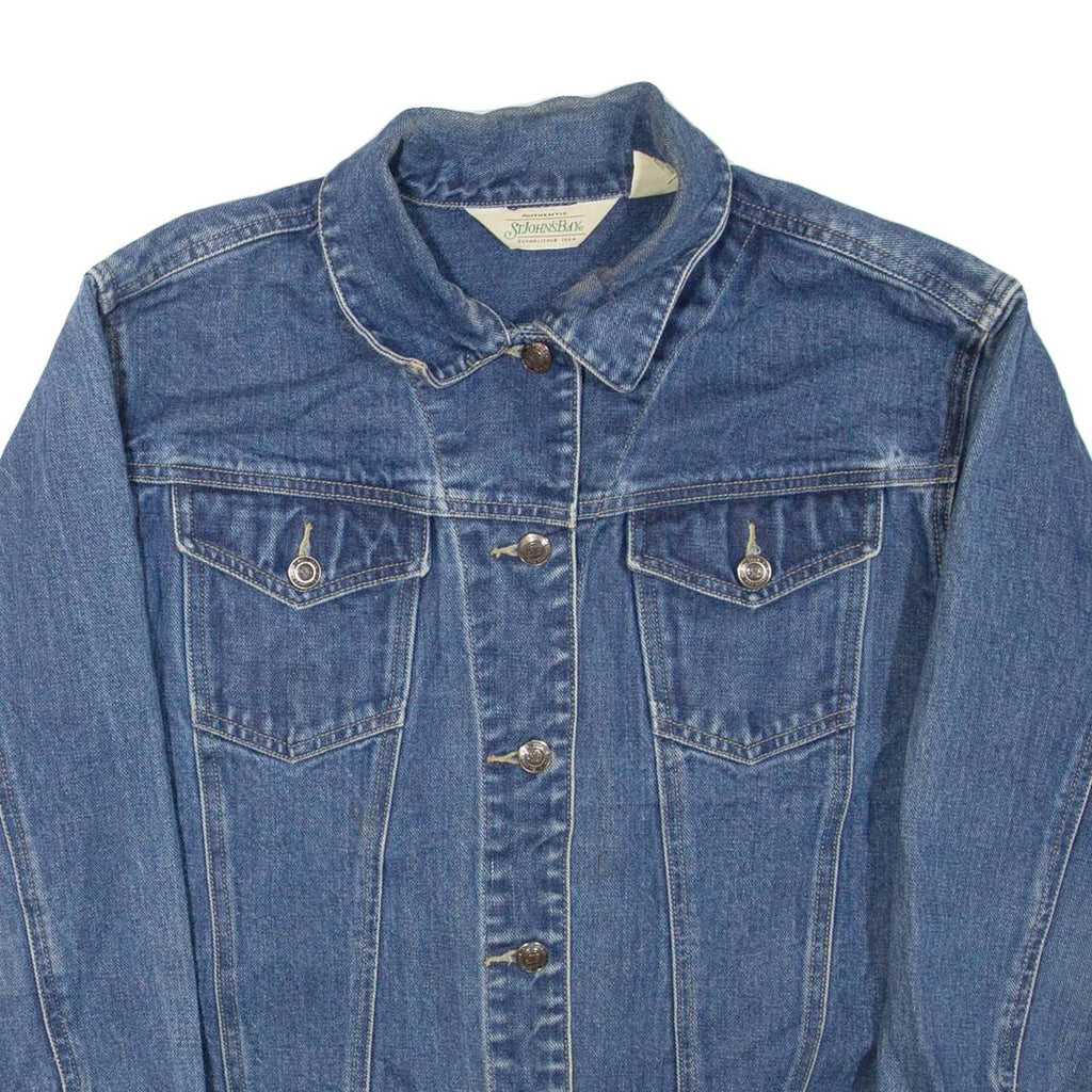 ST JOHN'S BAY Mens Denim Jacket Blue M