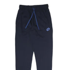 LOTTO Mens Joggers Navy Blue M W28 L30 Slim Tapered Cotton Blend Sportswear