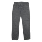 LEVI'S Mens Cotton Blend Black Slim Straight Trousers W29 L30 Stylish Zip
