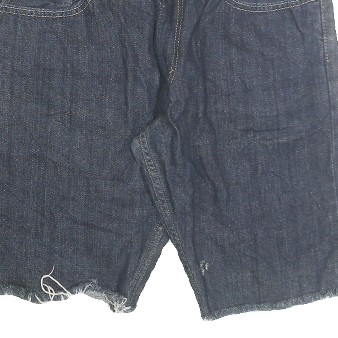 LEVI'S Mens Denim Blue Cut-Off Shorts M W33 514 Style Twin Pocket