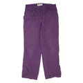 MOUNTAIN WAREHOUSE Cargo Womens Trousers Purple Regular Straight W32 L30