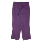 MOUNTAIN WAREHOUSE Cargo Womens Trousers Purple Regular Straight W32 L30
