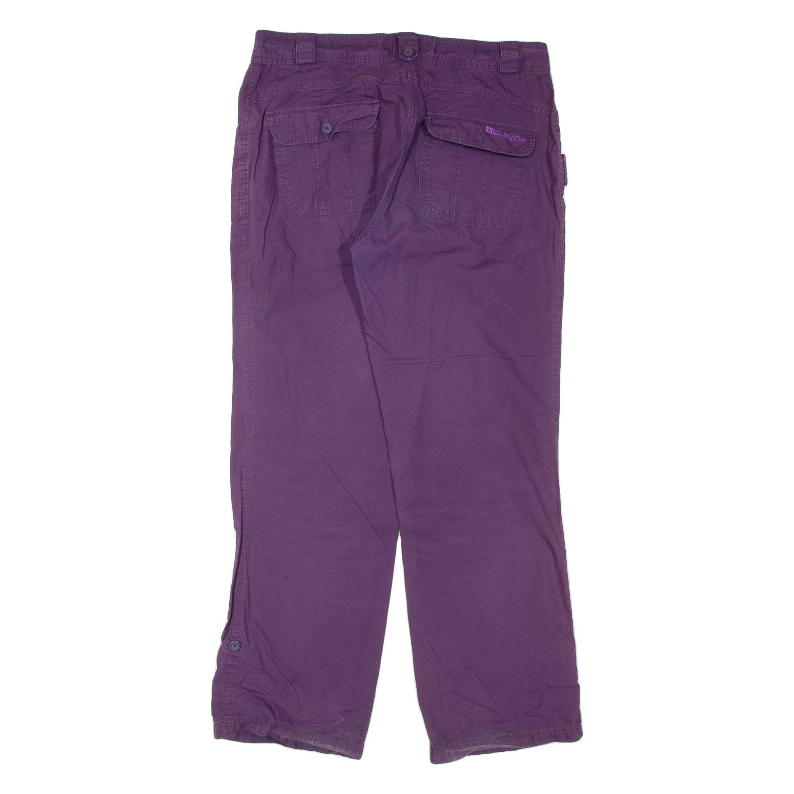 MOUNTAIN WAREHOUSE Cargo Womens Trousers Purple Regular Straight W32 L30