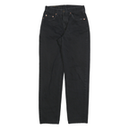 LEVI'S 882 02 Mens Black Regular Straight Denim Medium W29 L32 Zip Jeans