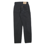 LEVI'S 882 02 Mens Black Regular Straight Denim Medium W29 L32 Zip Jeans