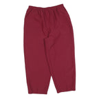 BLAIR Womens Relaxed Red Polyester Trousers W30 L24 Comfortable Casual