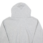 CHAMPION Womens Grey Zip Up Hoodie M Casual Cotton Blend Sweatshirt