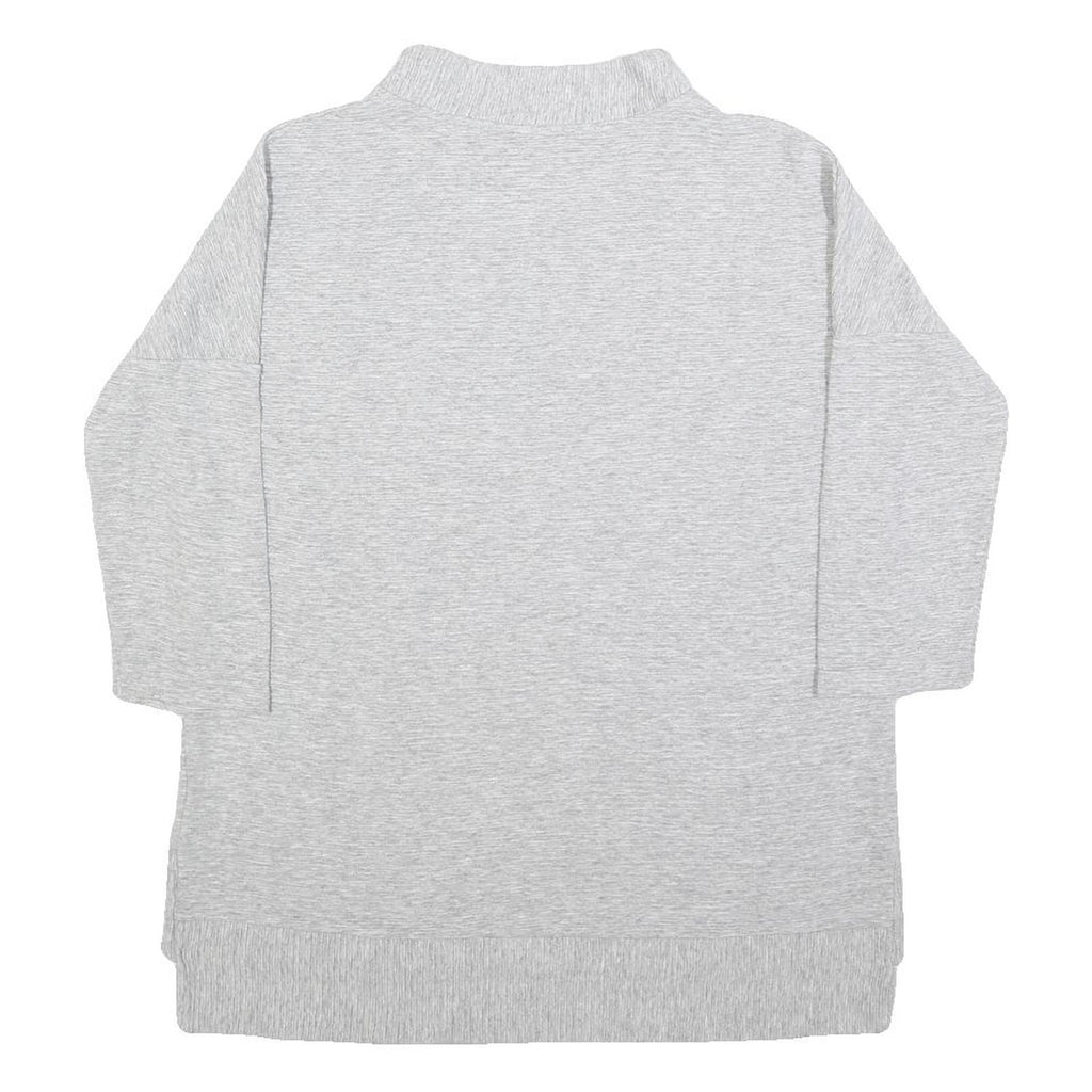 PHASE EIGHT Womens Grey Pullover Sweatshirt UK 6 Cotton Blend Lightweight