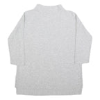 PHASE EIGHT Womens Grey Pullover Sweatshirt UK 6 Cotton Blend Lightweight