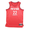 NIKE Mens Red Fever 22 Clark Basketball Jersey M Sleeveless V-Neck Sports