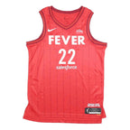 NIKE Mens Red Fever 22 Clark Basketball Jersey M Sleeveless V-Neck Sports