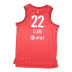 NIKE Mens Red Fever 22 Clark Basketball Jersey M Sleeveless V-Neck Sports