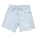 LEVI'S 501 BIG E Womens Denim Shorts Blue Relaxed XXS W23