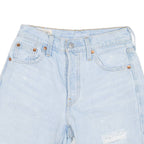 LEVI'S 501 BIG E Womens Denim Shorts Blue Relaxed XXS W23