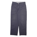 DICKIES Mens Trousers Grey Regular Straight W32 L30