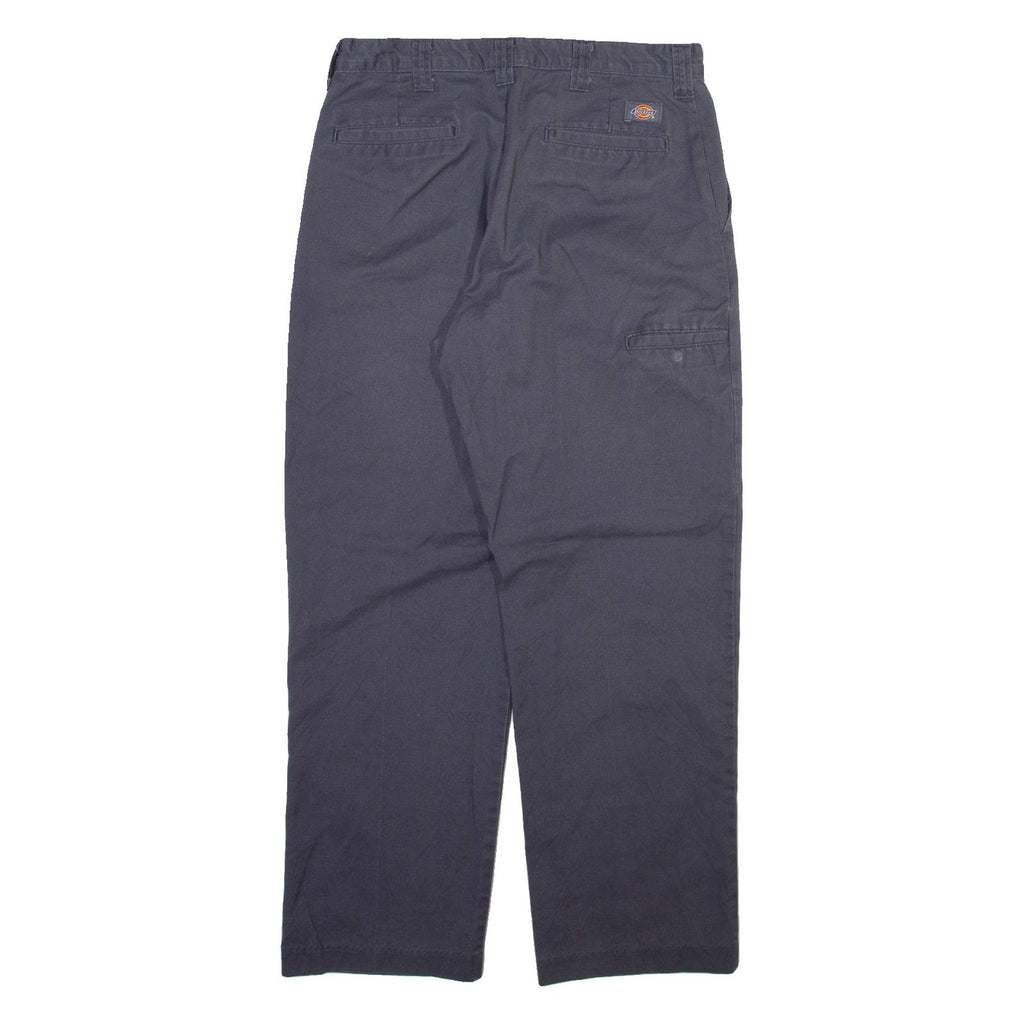 DICKIES Mens Trousers Grey Regular Straight W32 L30