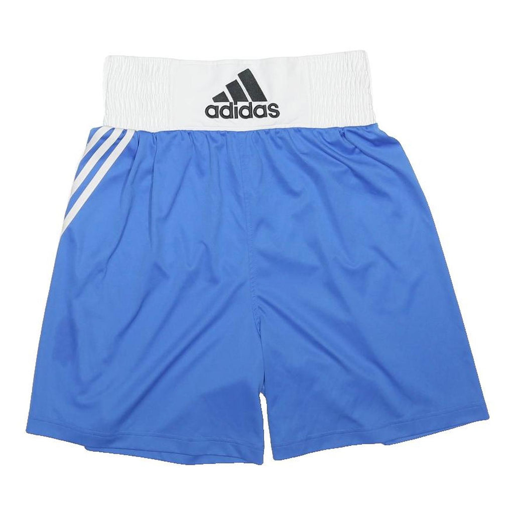 ADIDAS Mens Shorts Blue Casual M W28 Sport Gym Training Elastic Waistband