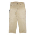 DICKIES Mens Jeans Beige Regular Straight Denim W36 L30 Workwear Durable
