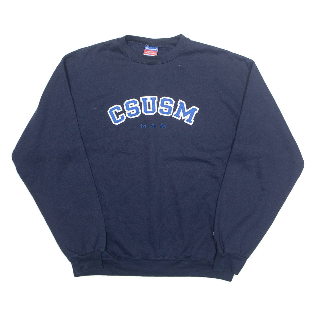 CHAMPION CSUSM MOM Womens Sweatshirt Blue USA L