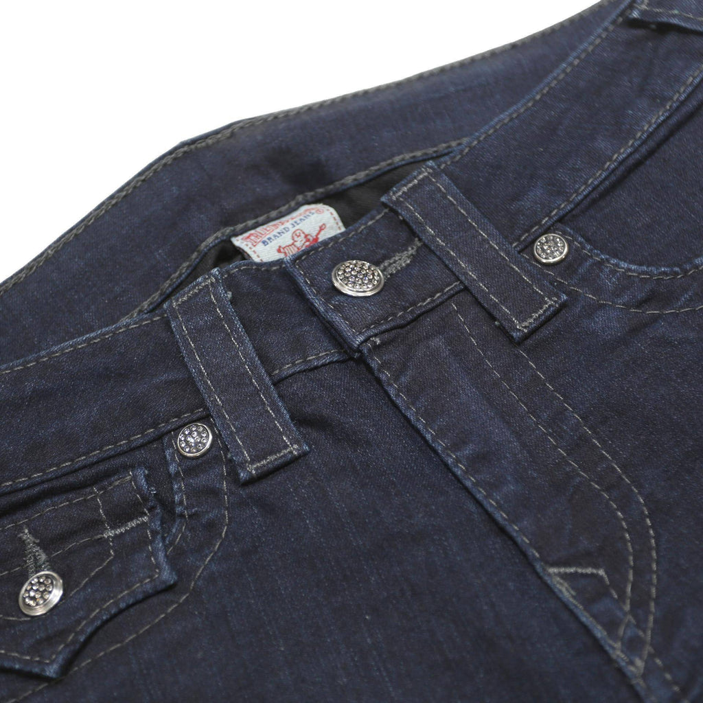 TRUE RELIGION Womens Jeans Blue Slim Skinny Denim Medium W28 L31 Zip Stylish