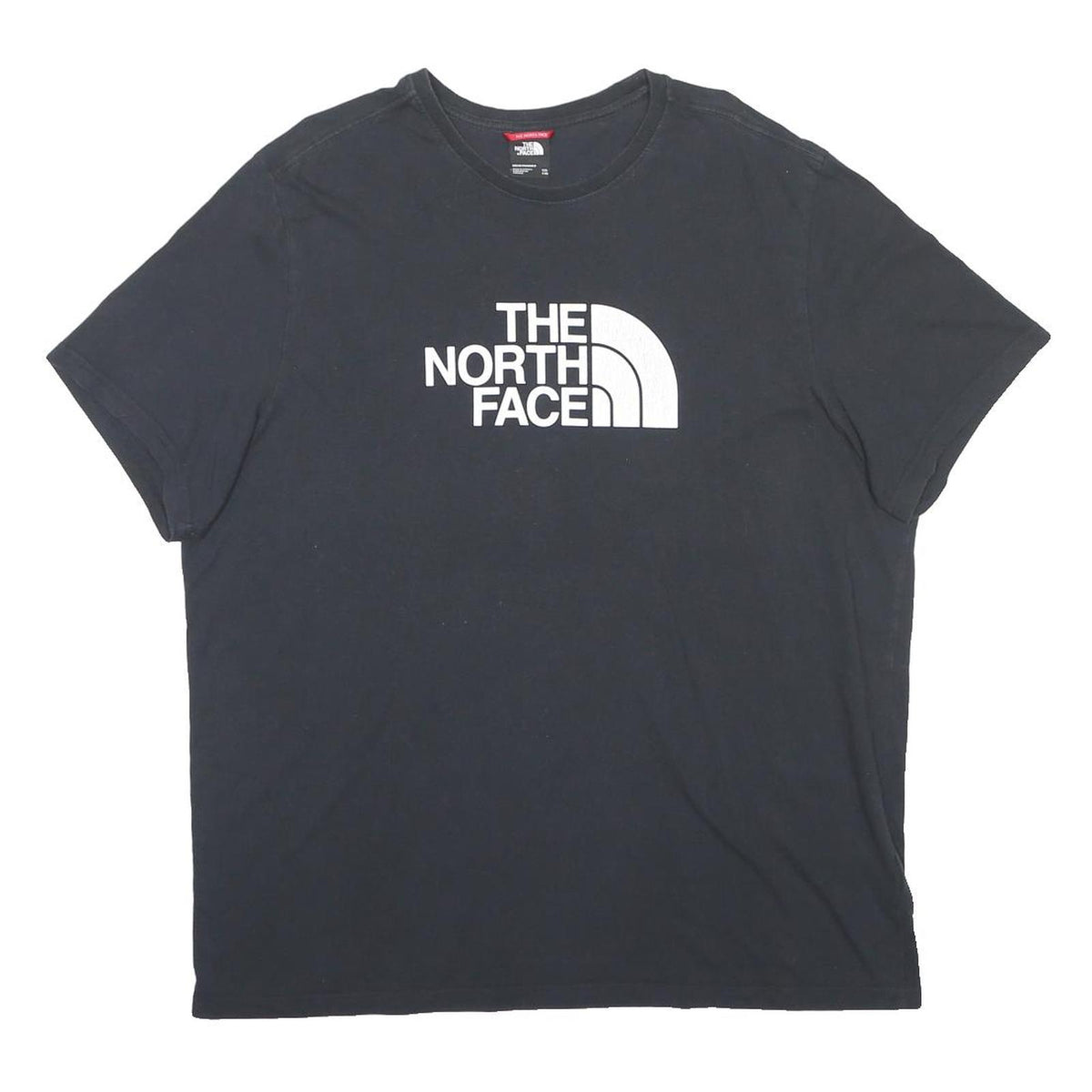 THE NORTH FACE Mens Black Graphic T-Shirt 2XL Short Sleeve Crew Neck Logo Print