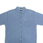TOMMY HILFIGER Mens Shirt Blue Check L