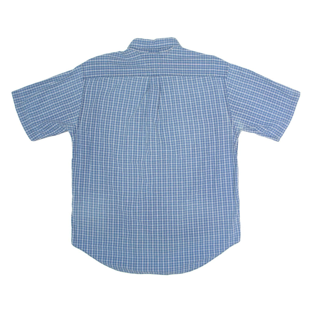 TOMMY HILFIGER Mens Shirt Blue Check L