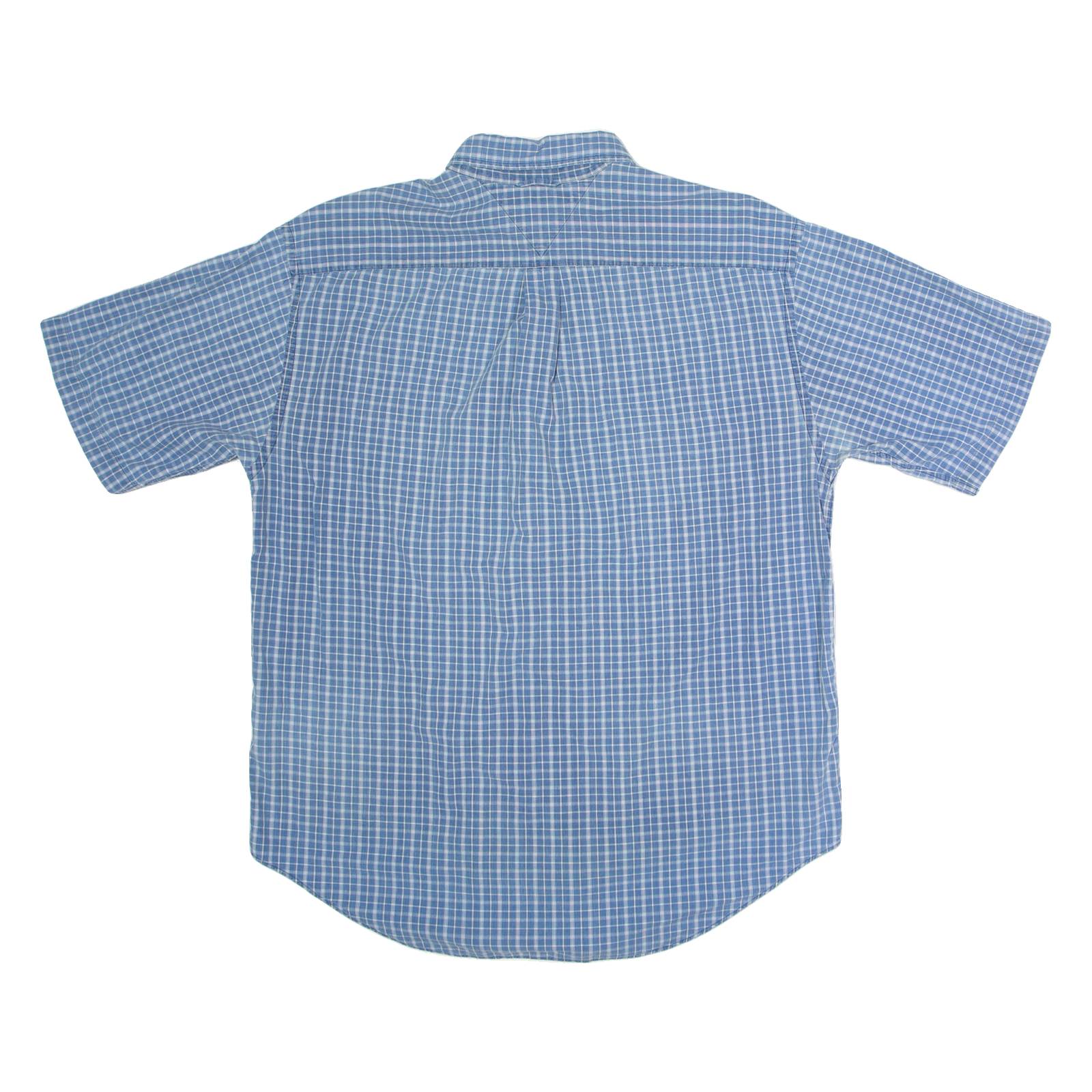 TOMMY HILFIGER Mens Shirt Blue Check L
