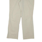 DICKIES Mens Cotton Blend Beige Regular Straight Trousers W34 L30 Workwear