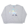 CALVIN KLEIN Womens Sweatshirt Grey V-Neck L