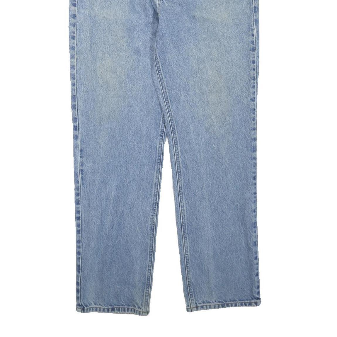 CARHARTT Womens Regular Blue Denim Light Wash Jeans W36 L32 Classic Fit Zip