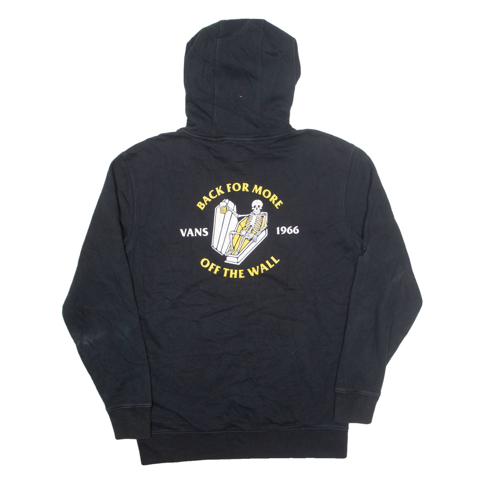 VANS Mens Black Hoodie S