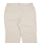 TREVOLUTION Womens Beige Regular Fit Straight Leg Trousers W36 L26 Polyester