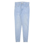 LEVI'S Womens Slim Light Blue Denim Jeans Zip W28 L28 Classic Cotton Blend