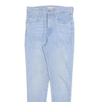 LEVI'S Womens Slim Light Blue Denim Jeans Zip W28 L28 Classic Cotton Blend