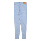 LEVI'S Womens Slim Light Blue Denim Jeans Zip W28 L28 Classic Cotton Blend