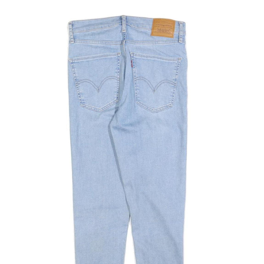 LEVI'S Womens Slim Light Blue Denim Jeans Zip W28 L28 Classic Cotton Blend