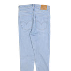 LEVI'S Womens Slim Light Blue Denim Jeans Zip W28 L28 Classic Cotton Blend