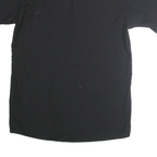 DICKIES Mens Black Work Shirt M Short Sleeve Button Cotton Blend Casual