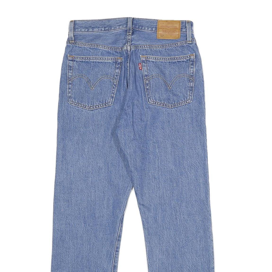 LEVI'S 501 BIG E Womens Jeans Blue Classic Straight Denim Medium W26 L28 Vintage