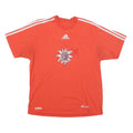 ADIDAS Mens Red Transalp Graphic T-Shirt S Short Sleeve Crew Neck Sportswear