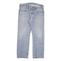 LEVI'S 501 Mens Jeans Blue Regular Straight Denim Medium W36 L30 Classic Cotton