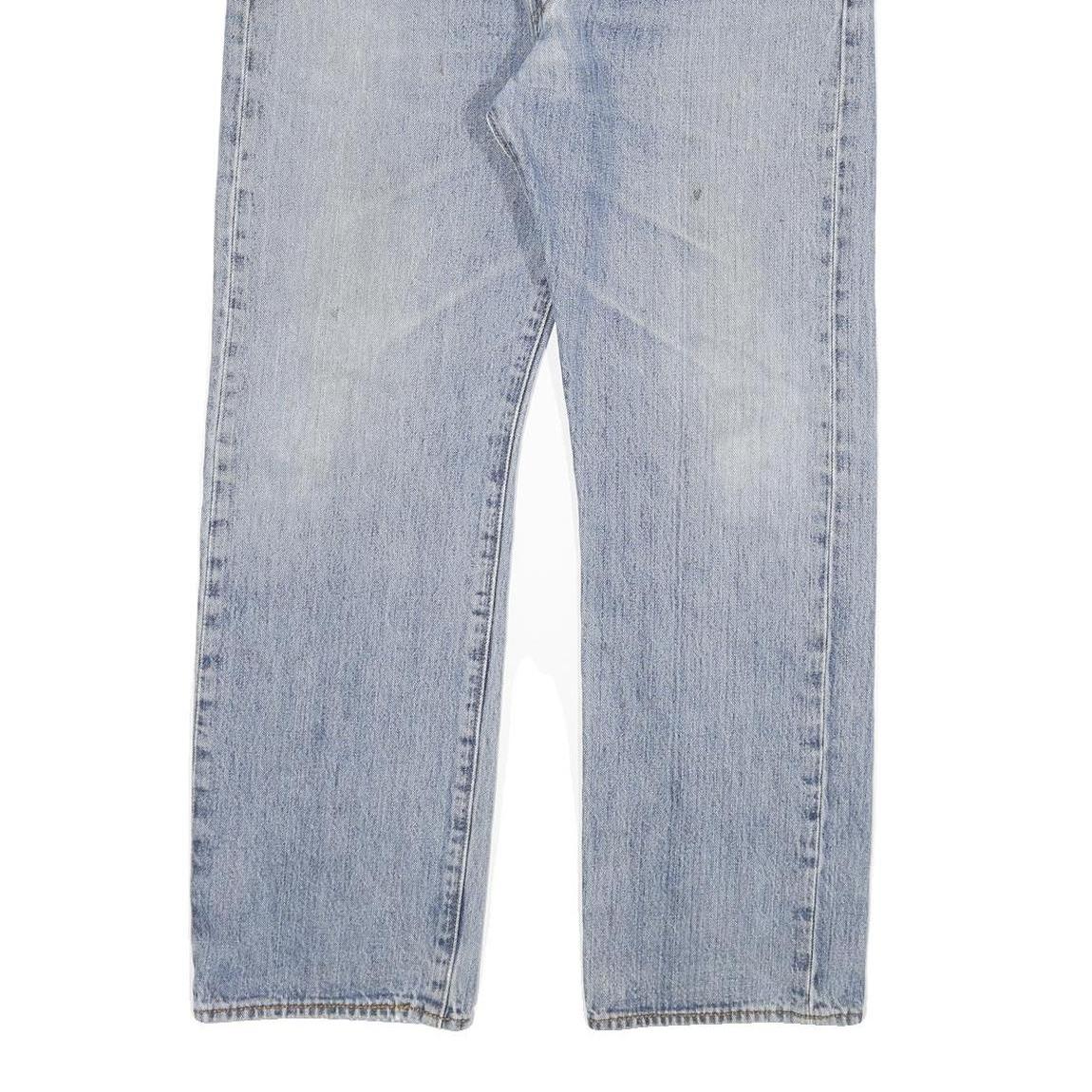 LEVI'S 501 Mens Jeans Blue Regular Straight Denim Medium W36 L30 Classic Cotton