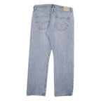 LEVI'S 501 Mens Jeans Blue Regular Straight Denim Medium W36 L30 Classic Cotton