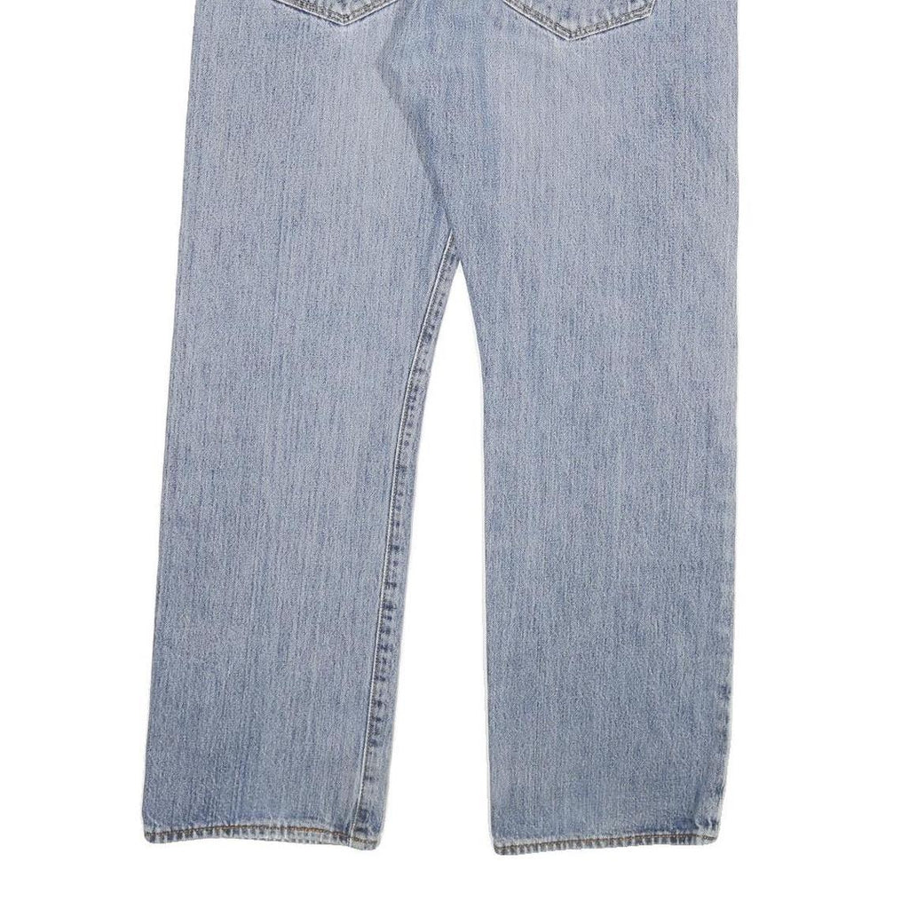 LEVI'S 501 Mens Jeans Blue Regular Straight Denim Medium W36 L30 Classic Cotton