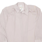 SHE FASHION Sheer Womens Blouse Pink Long Sleeve 2XL